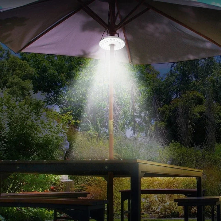 Skanto | Solar LED Campinglampe – Bærbar, hengende teltlampe for utendørsaktiviteter
