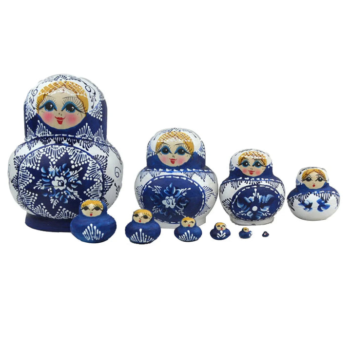 Skanto | 10 stykker/sett med tre russiske matryoshka dukker