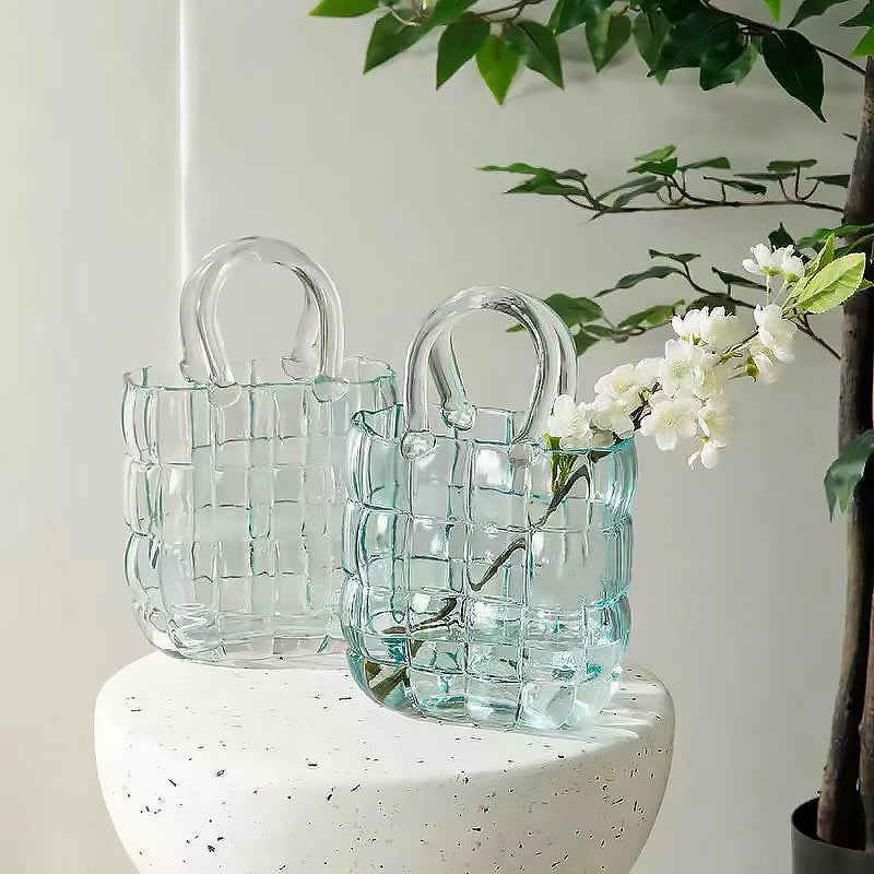 Glass Bag Vase | Skanto