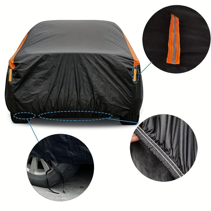 Skanto | Biltrekk CARVION | Vanntett & UV-beskyttelse | For SUV & Sedan | 190T Polyester