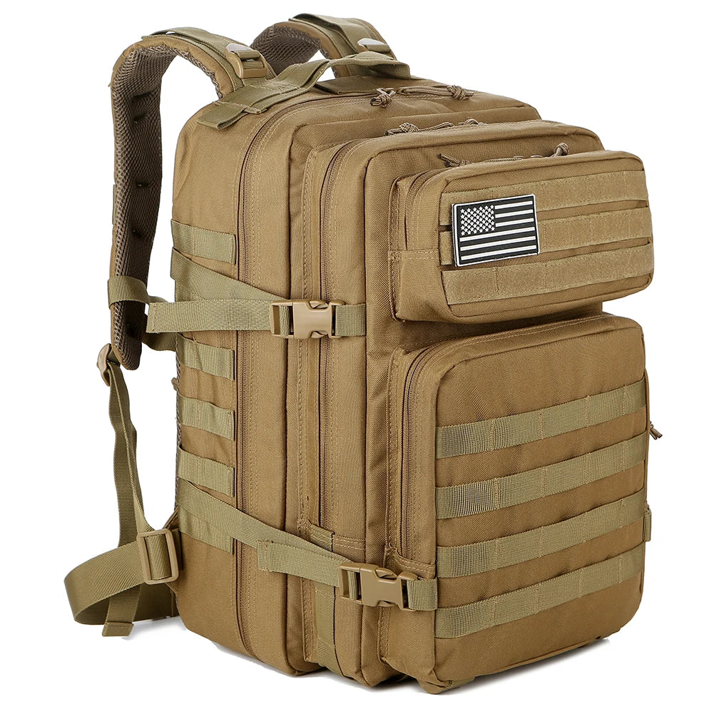 Skanto | Ryggsekk Camo Taktisk 45L Militær Ryggsekk