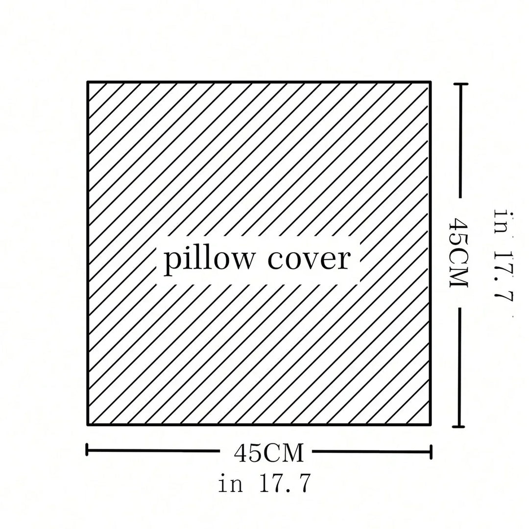 Shiny Golden Silver Stripe Jacquard Pillow Covers 45x45cm Cushion Covers Square Cover for Sofa Throw Pillows Light Luxury Nordic Home Decor | Skanto