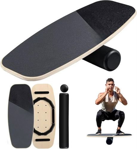 Skanto | 2-i-1 Balansebrettsett, 9 Justerbare Modi Surf Trener – Innovativ Løsning for Balanse Trening