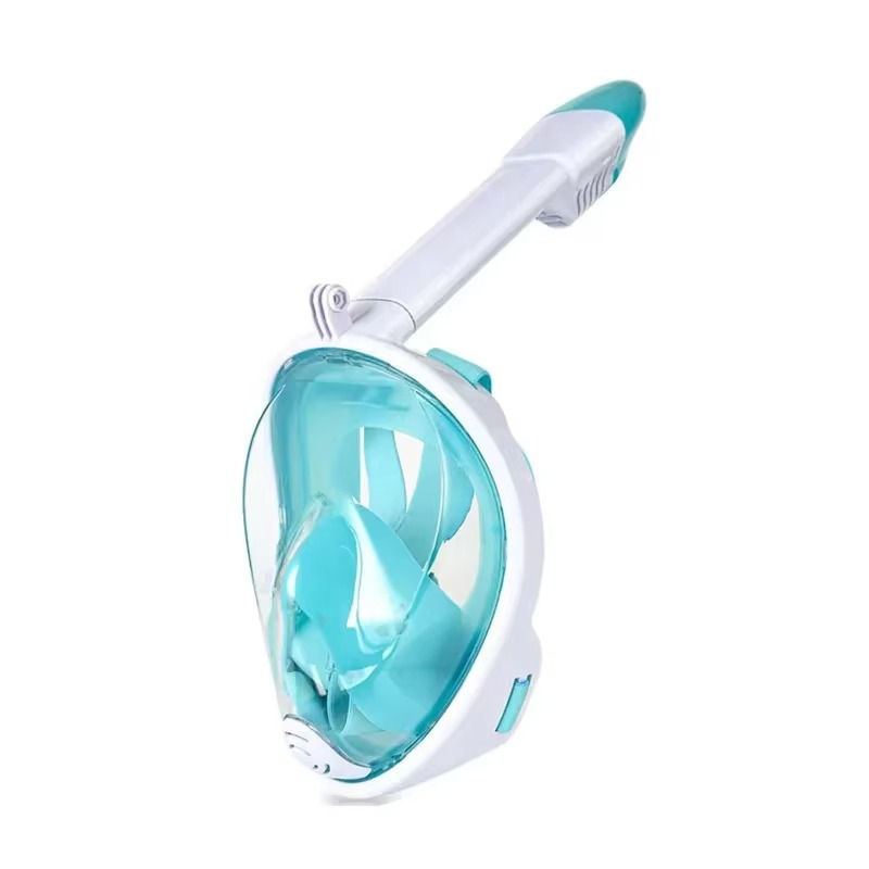 Skanto | Full Face Tørr Snorkel Dykker Maske for Svømming og Snorkling
