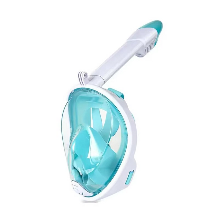 Skanto | Full Face Tørr Snorkel Dykker Maske for Svømming og Snorkling
