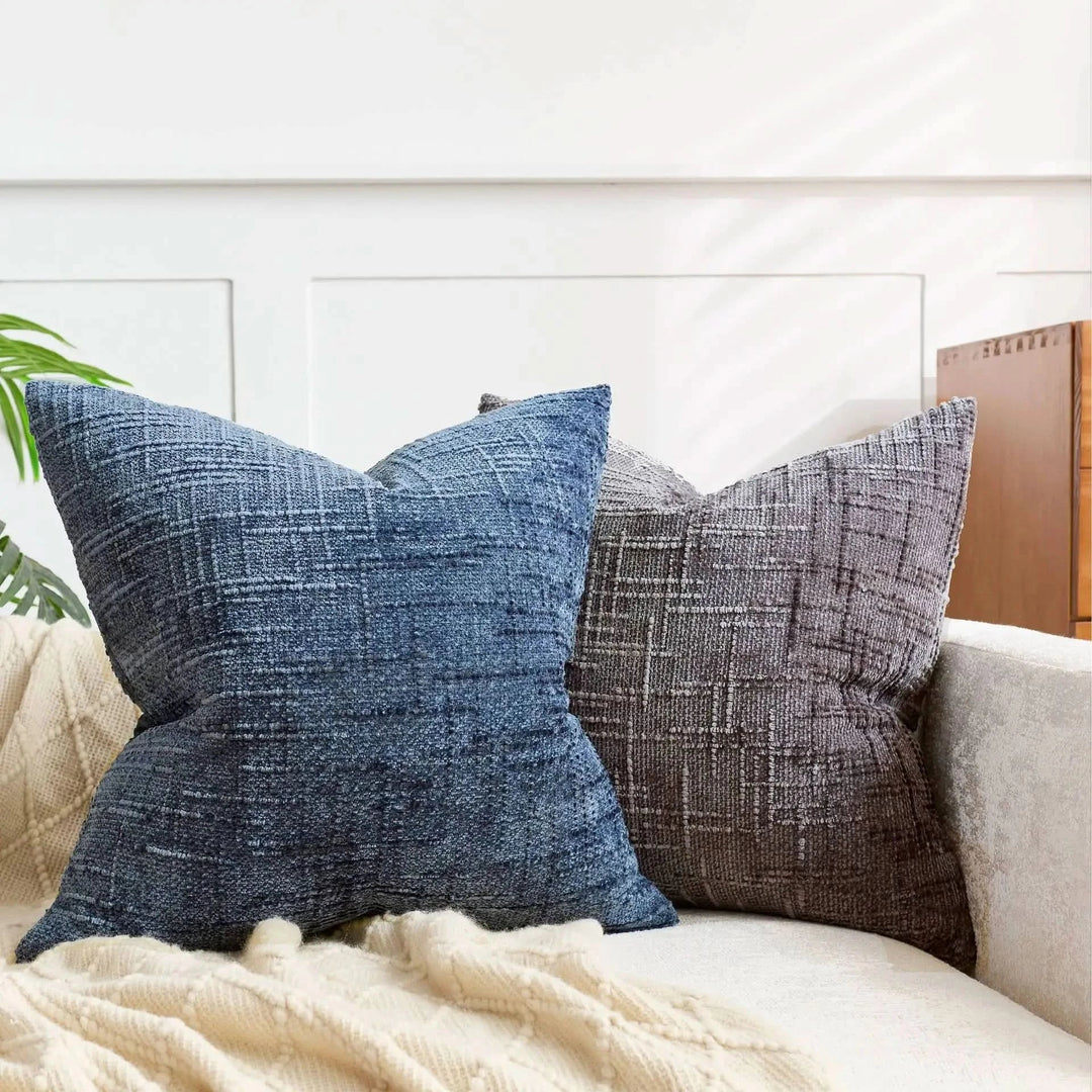 Skanto | Chenille Kastepute Deksel Bamboo Tekstur Enfarge