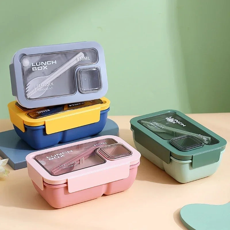 Bento matboks for på farten med bestikk | Skanto