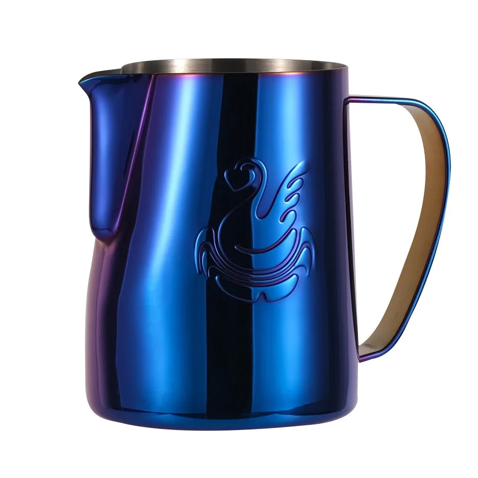 Skanto | 600ml rustfritt stål kaffekanne melkeskummer kopp kremfremstiller espresso latte kunst verktøy elegant svane