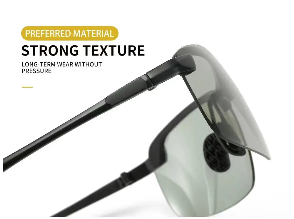 Norvo | Luminexx Photochrome Solbriller | Selvtone & Stilfull | For Dag & Natt | Elegant Allsidig Beskyttelse