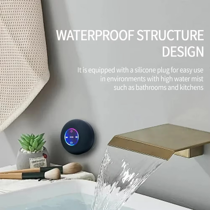 Skanto | Mini vanntett Bluetooth-høyttaler – Kompakt lyd hvor som helst