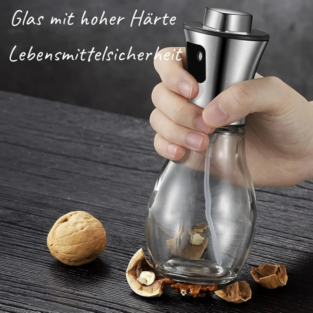 Norvo | CulinaMist Pro Oljesprayer 200 ml | Fin tåke & forbedret dyse | For olje, eddik & sitronsaft | Rustfritt stål & glass