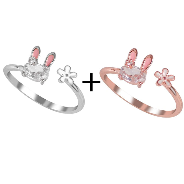 Skanto | Magic Radiant Rabbit Charm Ring
