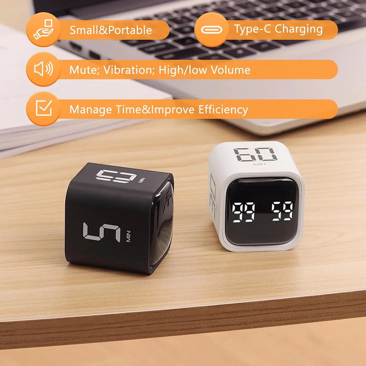 Skanto | Mini Cube Flip Digital Timer