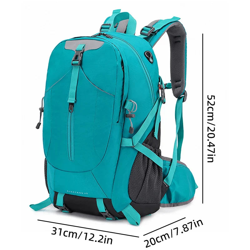 Norvo | Reise ryggsekk TrekVault 40 | 40 L Utendørs ryggsekk med regntrekk | For fotturer, reise og daglig bruk | 31 × 20 × 52 cm