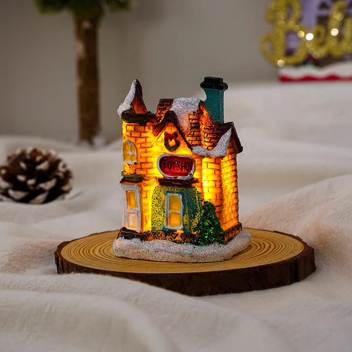 Skanto | ChristmasGlow – Hengende belyst juledekorasjon med elegant rund dekorativ design