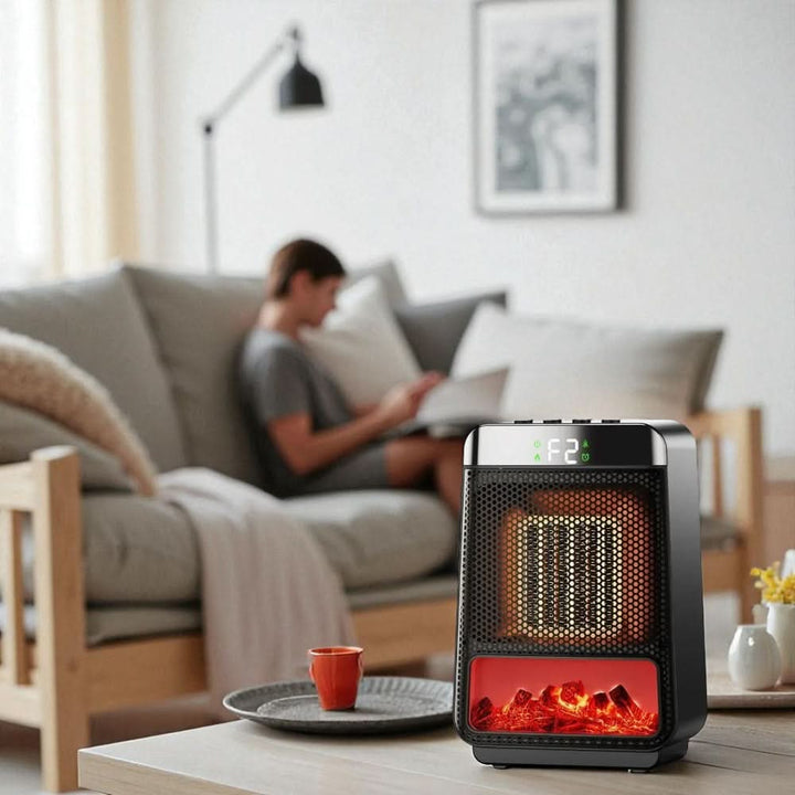 Skanto | Kompakt elektrisk varmeapparat med justerbar vifte