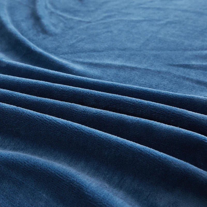 Skanto | Fitted Sheet Velura | Stretch Velvet | Myk & Varm | Madrassbeskytter for Vinter