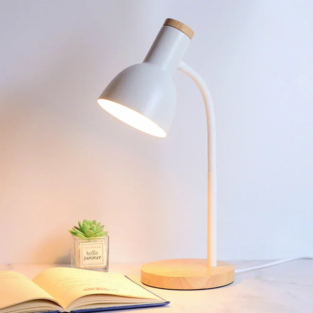 Skanto | Høst og vinter belysning | Nordisk kreativt trekunst jern LED skrivebordslampe - Moxie
