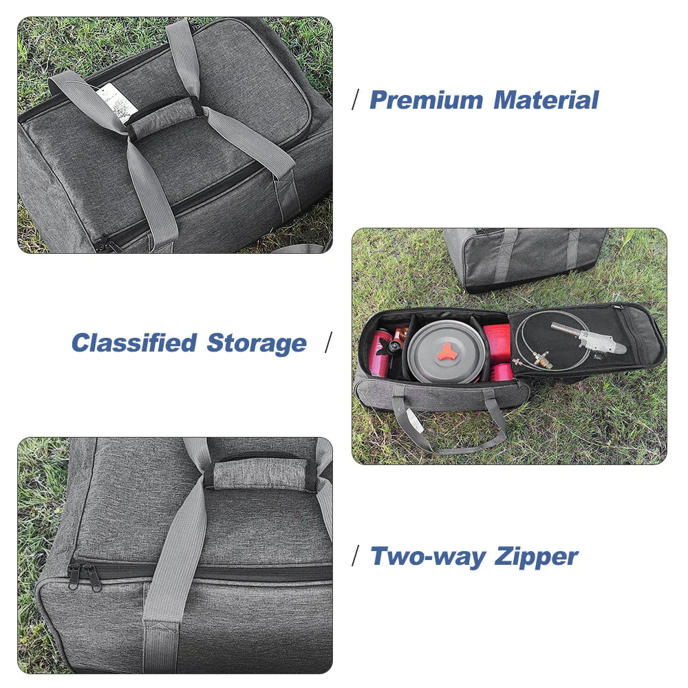 Norvo | CAMPGEAR Kjøkkenorganiser Bag | 33 L Volum | Justerbare Rom | Holdbar & Vanntett