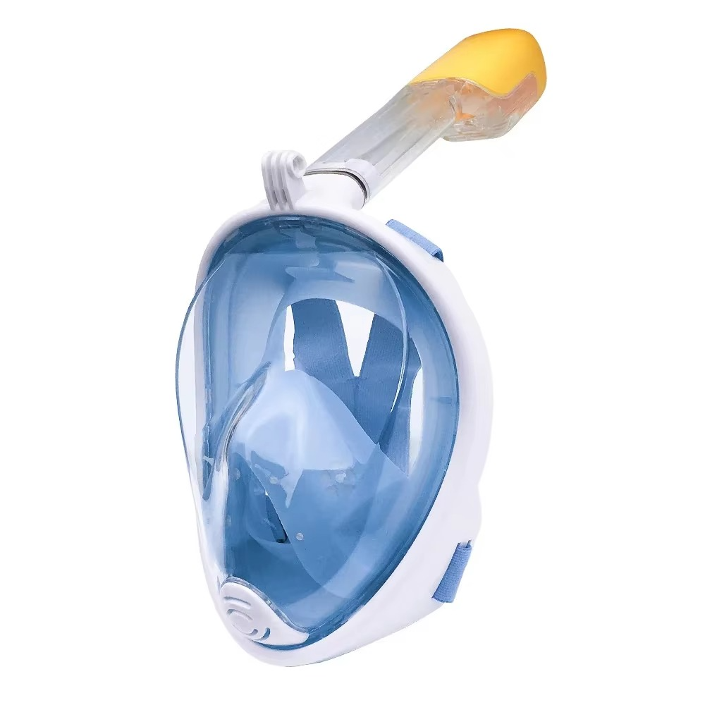 Skanto | Full Face Tørr Snorkel Dykker Maske for Svømming og Snorkling