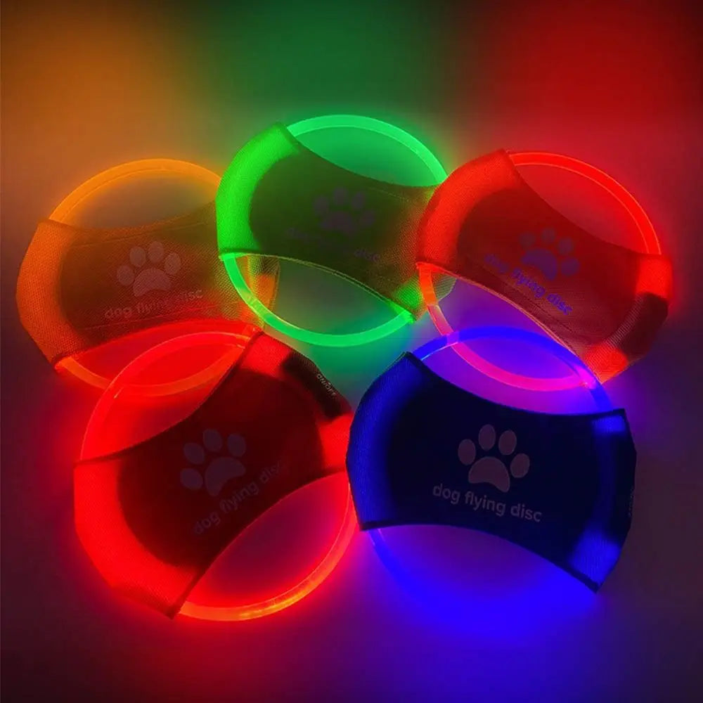 LED Frisbee for dogs oppladbar og vanntett Skanto