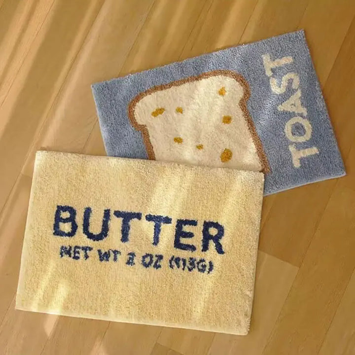 Butter Toast Tuftet Mat | Skanto