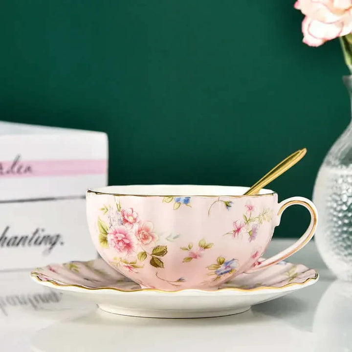 Skanto | Elegant Bone China Porcelain Coffee Cup - Luksuriøs og Unik Design