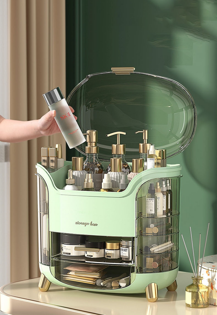 BeautyEssence Organizer – Stilfull Makeup Oppbevaring for Deg Skanto