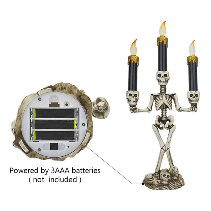 Skanto | Skummel Skeleton Halloween Lys