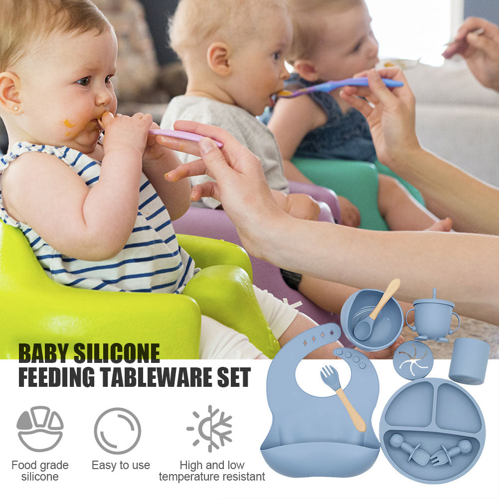 Silicone Baby Feeding Tableware Set | Skanto