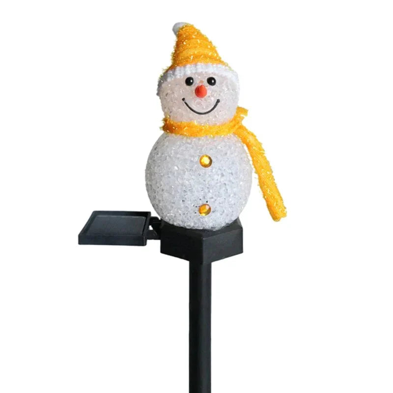 Solar-Powered Snowman Lamp - SolarSnow | Skanto
