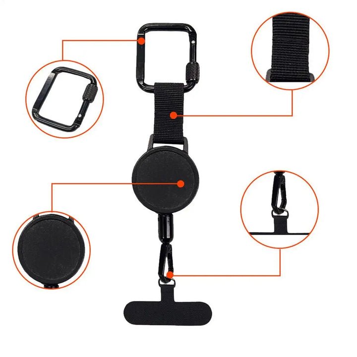 Skanto | Uttrekkbar Telefonsikkerhet GripGuard