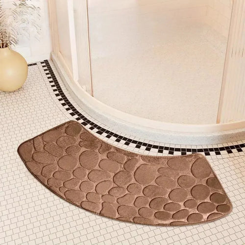 Skanto | Buet Tykk Non-slip Badematte for Dusj og Toalettgulv