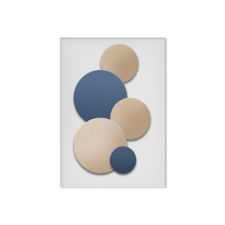 Modern Aesthetic Abstract Geometry Wall Art Fine Art Canvas Prints Posters Pictures For Modern Apartment Living Room Light Luxury Home Decor | Skanto