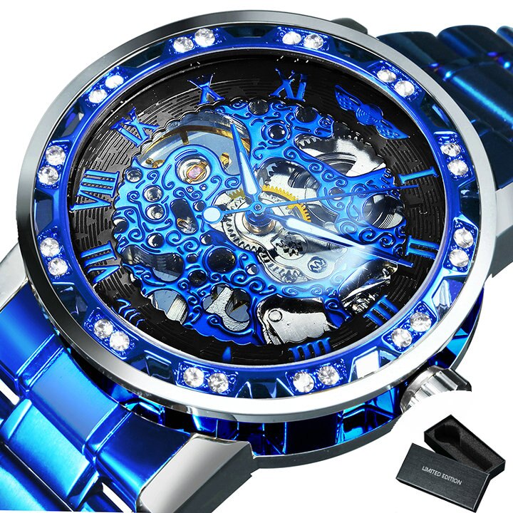 Skanto | Luminous Mechanical Titan Skeleton Watch