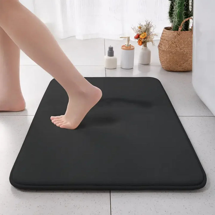 Skanto | Tjukk Enkel Anti-Sklibadmatte laget av Flanell med Absorberende Kapasitet