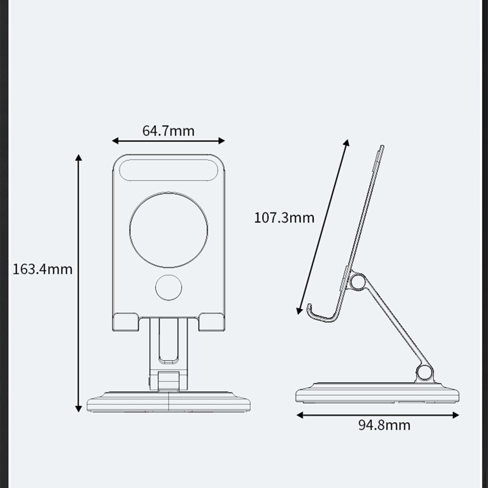 Skanto | 360 Rotere Tre Foldbar Universal Telefonholder