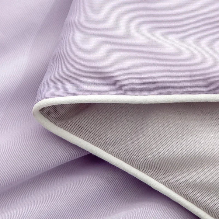 Air Condition Sommer Komforter — Ren Farge Is Silke Kjøleteppe, Lett & Glatt Twin/King Størrelse Quilt | Skanto