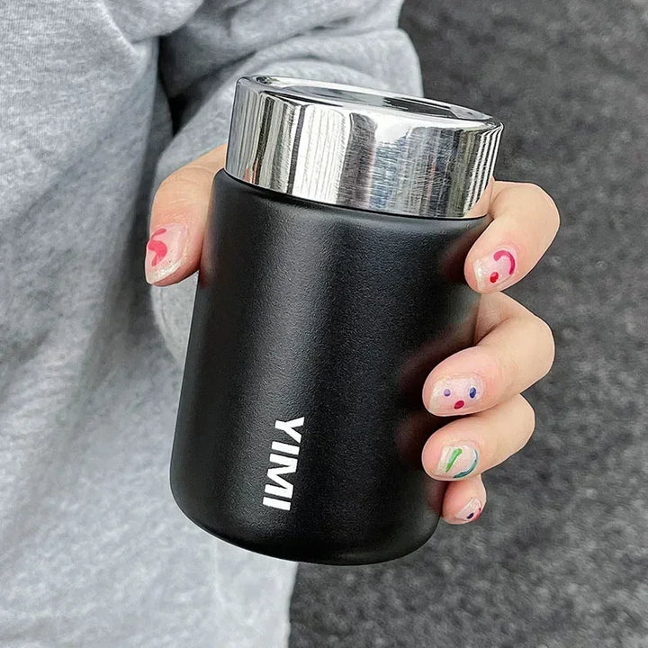 Skanto | 230ml Mini 316 Rustfritt Stål Bærbar Termos - Pocket Vakuumflaske