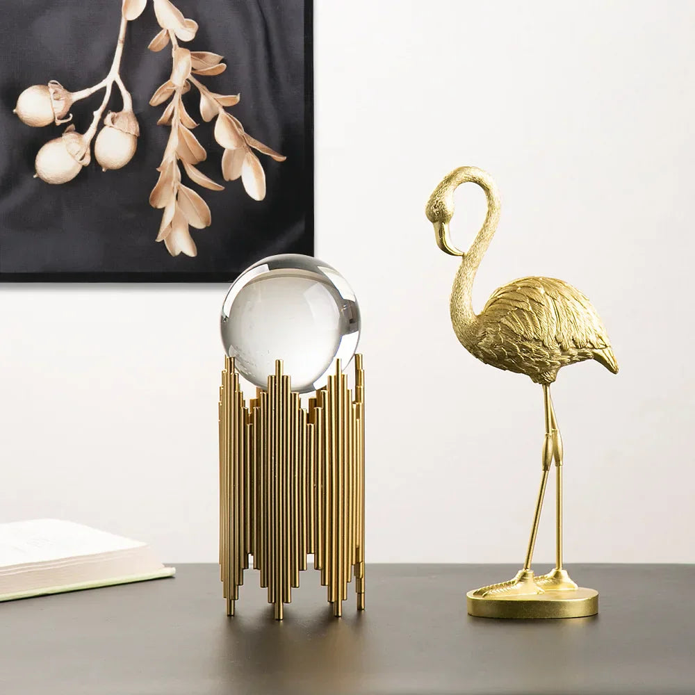 Flamora dekorativ flamingo figur – Eleganse og unik karakter for hjemmet Skanto