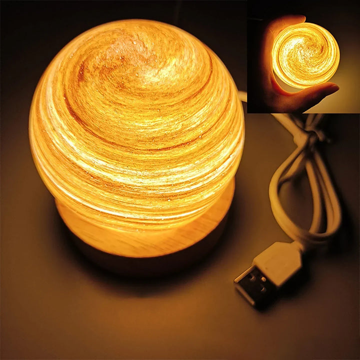 KosmosGlow - 3D Krystallplaneter Nattlampe | Skanto