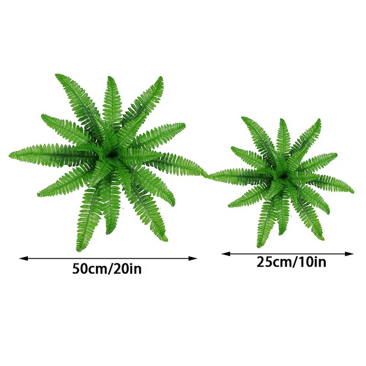 Skanto | UV-Resistant Livlike Boston Fern for Utendørs- og Innendørsdekor