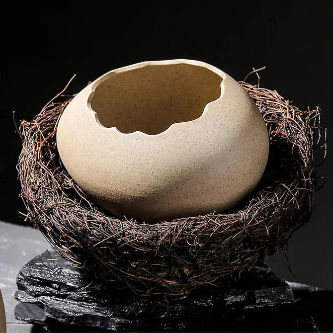Skanto | Kreativ Keramisk Fuglerede Eggshell Skål
