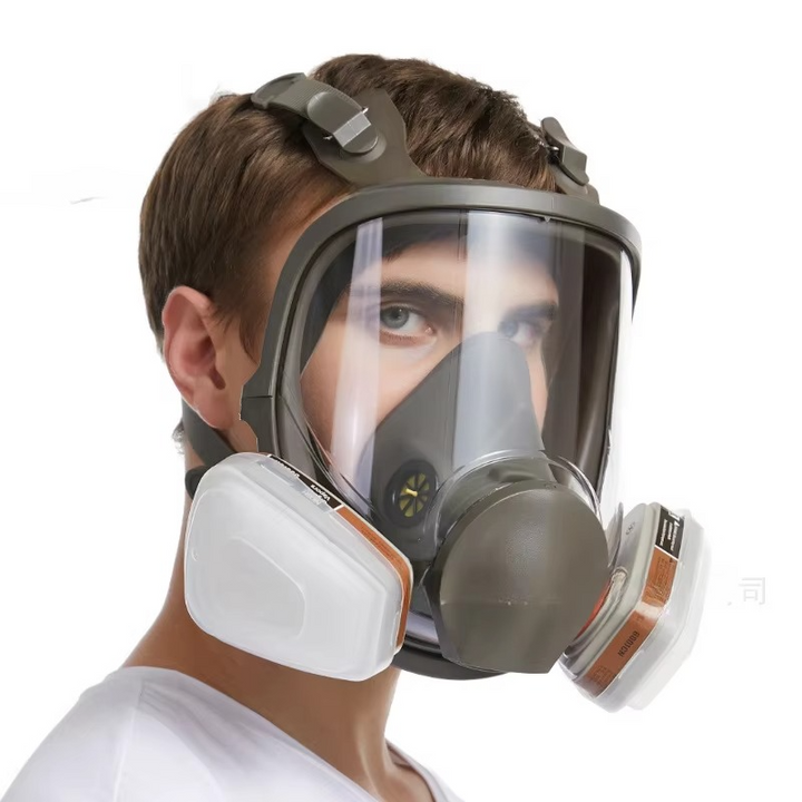 Skanto | Omfattende helansikts respirator sikkerhetsgassmaske med anti-dugg beskyttelse