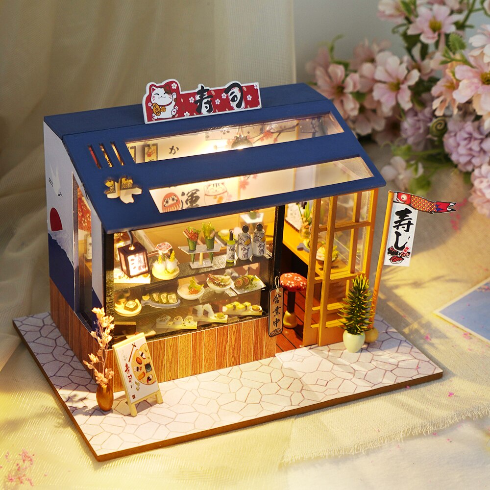 Miniatyr DIY Japanske Byggeleker Sett | Skanto