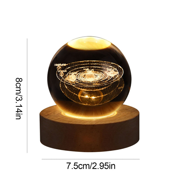Crystal Light Ball – Fortryllende Glass Ambient Lys for Hjemmet Skanto