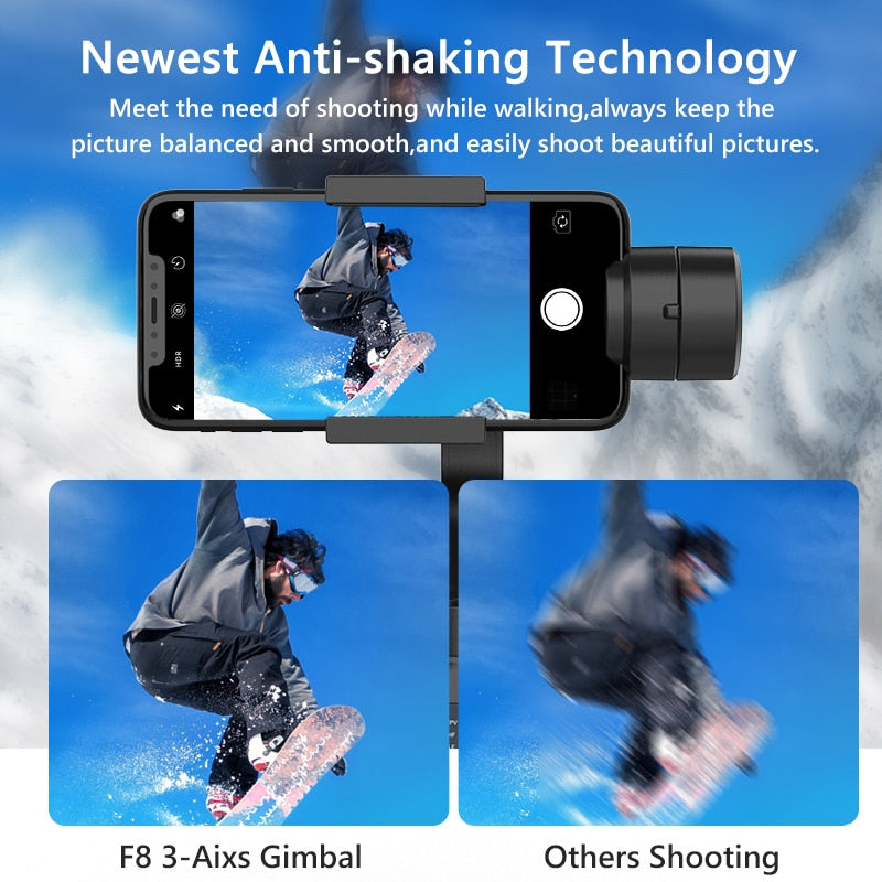 Skanto | Smart Capture Axis Gimbal Håndholdt Stabilisator