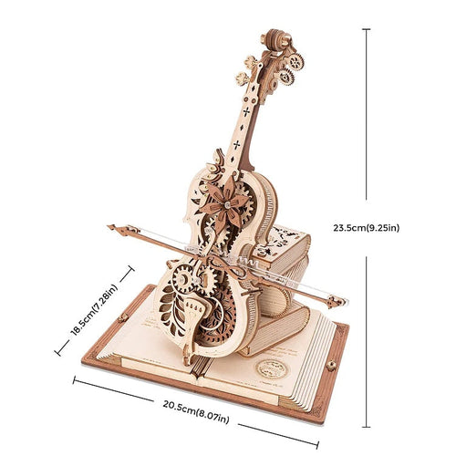 3D Magisk Mekanisk Tre Cello Puslespill | Skanto