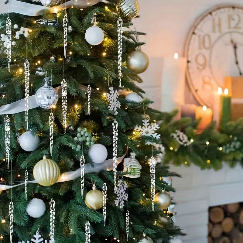 Skanto | WinterGlans | Premium Krystallklare Juledekorasjoner Sett