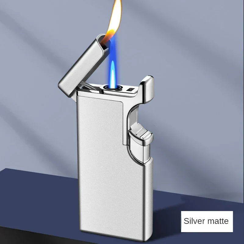 Metal Double Fire Jet Butane Lighter | Skanto